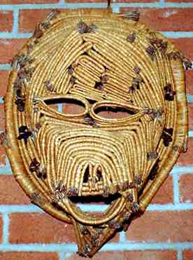 Large Pine Needle Mask by Nancy Latham