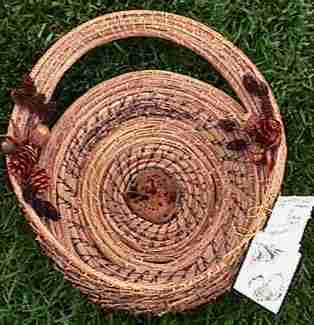 First coiled by Pamela Zimmerman, second coiled by Jeanne Williams
