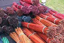 dyed needles by Candy Kruger 
waiting to be purchased