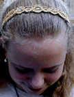 Headband on granddaughter, Valerie-in Eustis FL.
